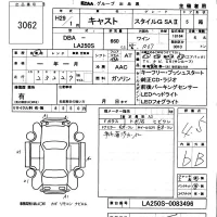 Daihatsu Cast лот № 3062 оценка 4.5  с аукциона в Японии 5