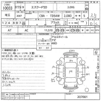 Suzuki ESCUDO лот № 10033 оценка 3.5  с аукциона в Японии 10