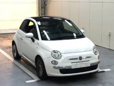 Fiat 500  с аукциона в Японии