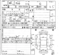 Suzuki ALTO лот № 1076 оценка 3.5  с аукциона в Японии 4