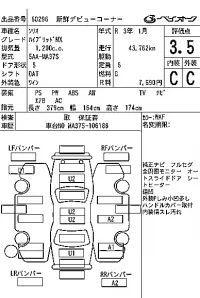 Suzuki SOLIO лот № 60296 оценка 3.5  с аукциона в Японии 7