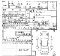 Honda VAMOS лот № 1181 оценка   с аукциона в Японии 4