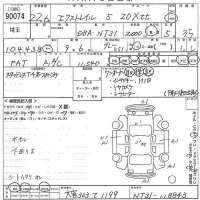 Nissan X-TRAIL лот № 90074 оценка 3.5  с аукциона в Японии 10