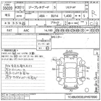 Chrysler JEEP RENEGADE лот № 35020 оценка R  с аукциона в Японии 10
