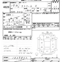 Honda STREAM лот № 4626 оценка 3.5  с аукциона в Японии 6