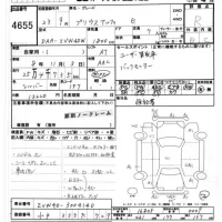 Toyota PRIUS ALPHA лот № 4655 оценка R  с аукциона в Японии 6