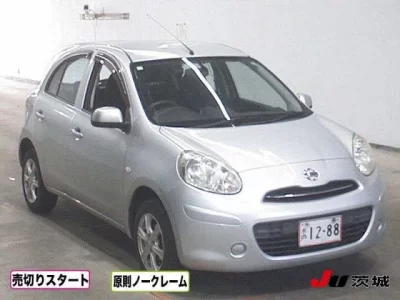 Nissan MARCH  с аукциона в Японии