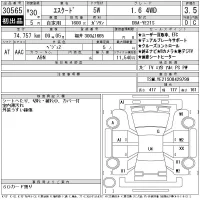 Suzuki ESCUDO лот № 30565 оценка 3.5  с аукциона в Японии 11