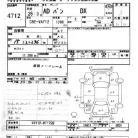 Nissan AD лот № 4712 оценка R  с аукциона в Японии 6