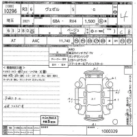 Honda VEZEL лот № 10296 оценка 4  с аукциона в Японии 10