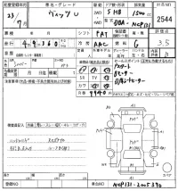 Toyota VITZ лот № 2544 оценка 3.5  с аукциона в Японии 5