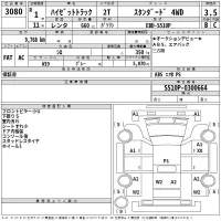 Daihatsu HIJET TRUCK лот № 3080 оценка 3.5  с аукциона в Японии 2
