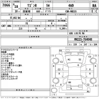 Suzuki WAGON R лот № 7066 оценка RA  с аукциона в Японии 2