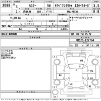 Suzuki HUSTLER лот № 3088 оценка 3.5  с аукциона в Японии 2