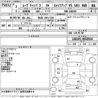 Daihatsu MOVE CANBUS лот № 75032 оценка RA  с аукциона в Японии 2