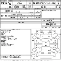 Honda CR-V лот № 75035 оценка R  с аукциона в Японии 2