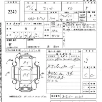Suzuki SWIFT лот № 2249 оценка 3  с аукциона в Японии 5