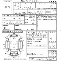 Toyota SIENTA лот № 1076 оценка 3  с аукциона в Японии 5