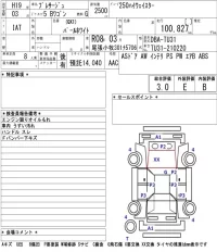 Nissan PRESAGE лот № 4061 оценка 3  с аукциона в Японии 5