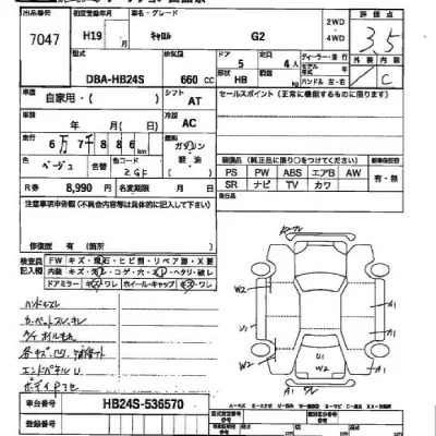 Mazda CAROL  с аукциона в Японии