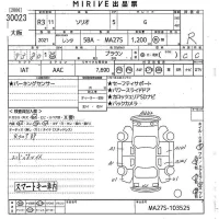 Suzuki SOLIO лот № 30023 оценка R  с аукциона в Японии 10
