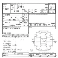 Honda ACTY TRUCK лот № 1122 оценка 3.5  с аукциона в Японии 7