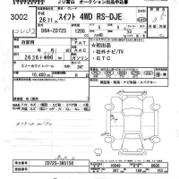Suzuki SWIFT лот № 3002 оценка 3.5  с аукциона в Японии 6