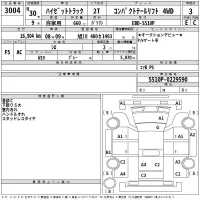 Daihatsu HIJET TRUCK лот № 3004 оценка 3  с аукциона в Японии 2