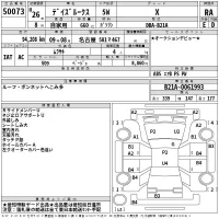 Nissan DAYZ ROOX лот № 50073 оценка RA  с аукциона в Японии 2