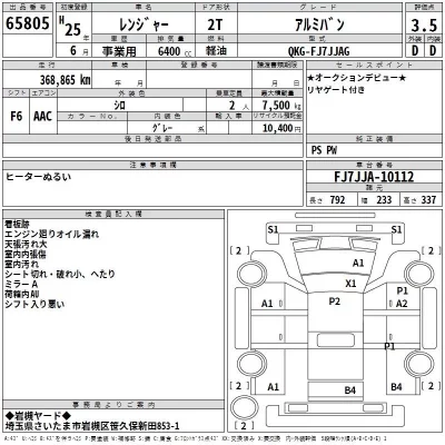 Hino RANGER  с аукциона в Японии