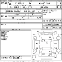 Toyota PIXIS MEGA лот № 83502 оценка 3.5  с аукциона в Японии 2