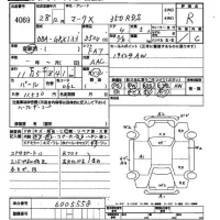Toyota MARK X лот № 4069 оценка R  с аукциона в Японии 2