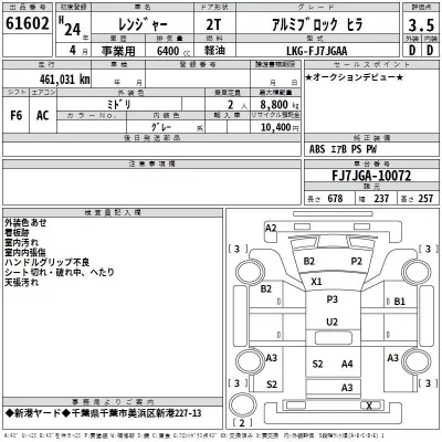 Hino RANGER  с аукциона в Японии