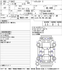 Nissan DAYZ лот № 3014 оценка 3.5  с аукциона в Японии 5