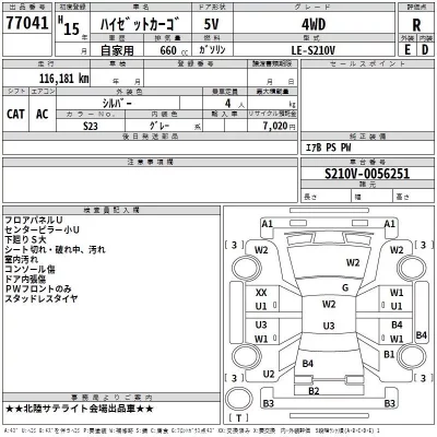 Daihatsu HIJET VAN  с аукциона в Японии