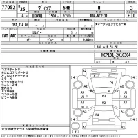 Toyota VITZ лот № 77052 оценка 3  с аукциона в Японии 2