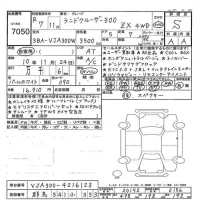 Toyota LAND CRUISER лот № 7050 оценка S  с аукциона в Японии 7