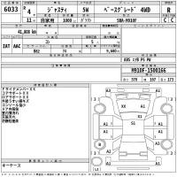 Subaru JUSTY лот № 6033 оценка R  с аукциона в Японии 2