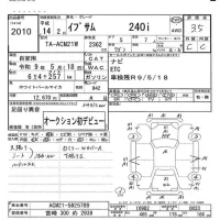Toyota IPSUM лот № 2010 оценка 3.5  с аукциона в Японии 3