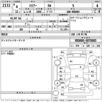 Toyota HARRIER лот № 2132 оценка 4  с аукциона в Японии 2