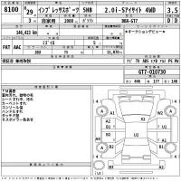 Subaru IMPREZA лот № 8100 оценка 3.5  с аукциона в Японии 2