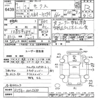 Nissan KIX лот № 6439 оценка R  с аукциона в Японии 10