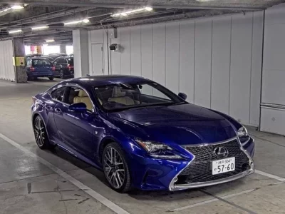 Lexus RC  с аукциона в Японии