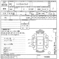 Daihatsu HIJET TRUCK лот № 80158 оценка 3  с аукциона в Японии 8