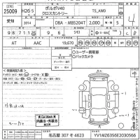 Volvo V40 лот № 25009 оценка 4  с аукциона в Японии 10