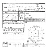 Honda N WGN лот № 239 оценка R  с аукциона в Японии 5