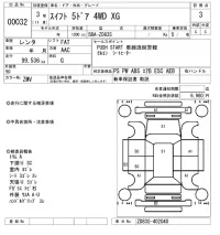 Suzuki SWIFT лот № 32 оценка 3  с аукциона в Японии 8