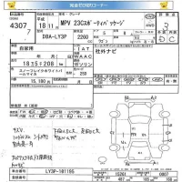 Mazda MPV лот № 4307 оценка 3  с аукциона в Японии 5