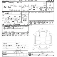 Nissan ELGRAND лот № 3019 оценка 4  с аукциона в Японии 8