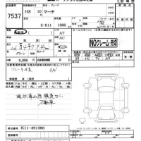 Nissan MARCH лот № 7537 оценка   с аукциона в Японии 5